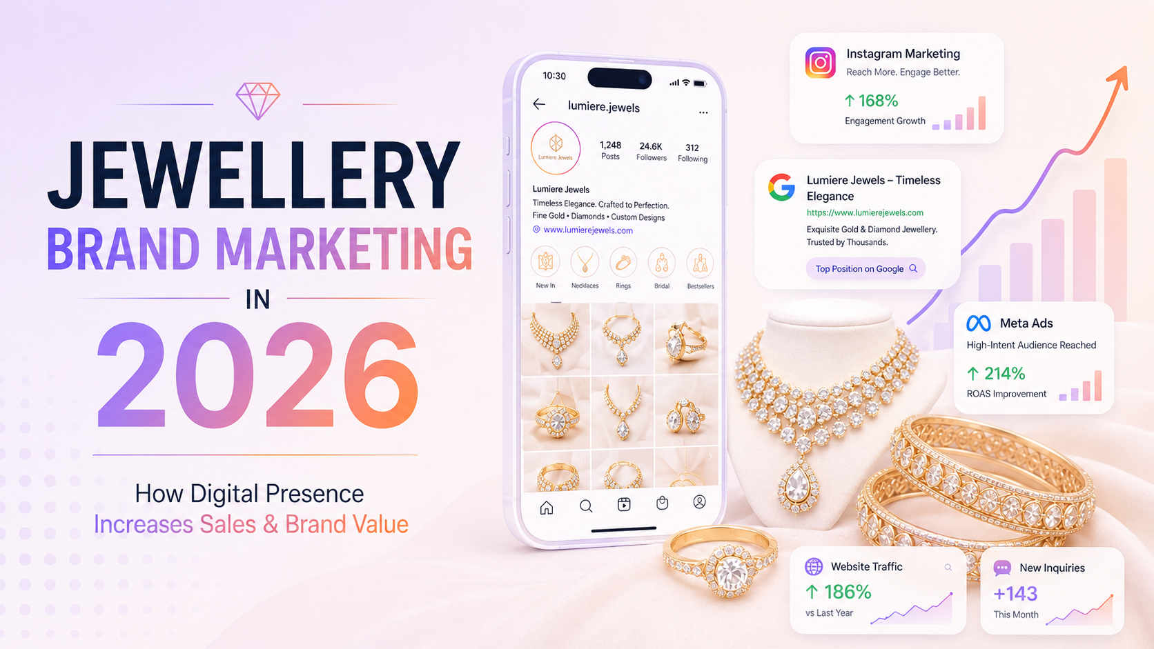 Jewellery Brand Marketing in 2026: How Digital Presence Increases Sales & Brand Value