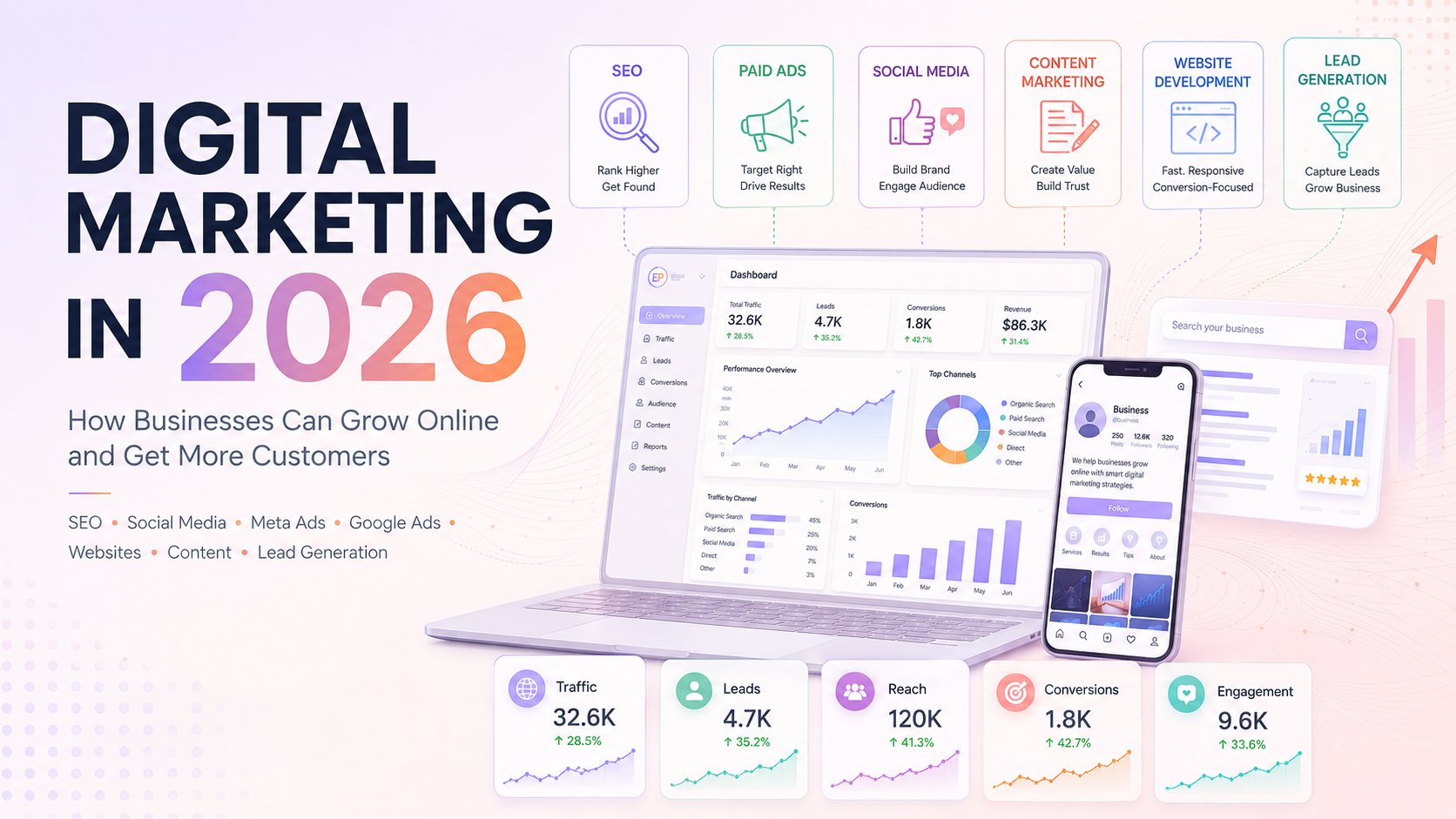 Digital Marketing in 2026: How Businesses Can Grow Online and Get More Customers