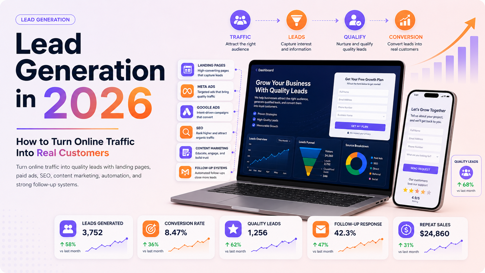 How to Turn Online Traffic Into Real Customers